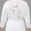 Bride To Be Foil Robe