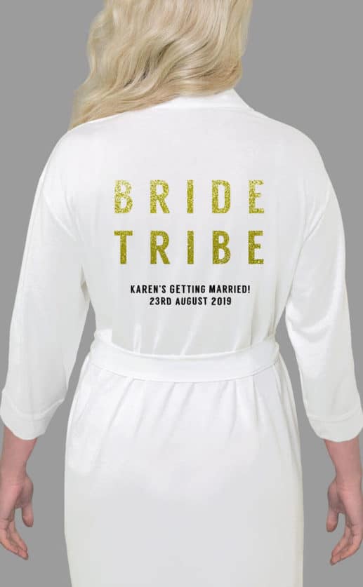 Bride Tribe Bold Glitter Robe