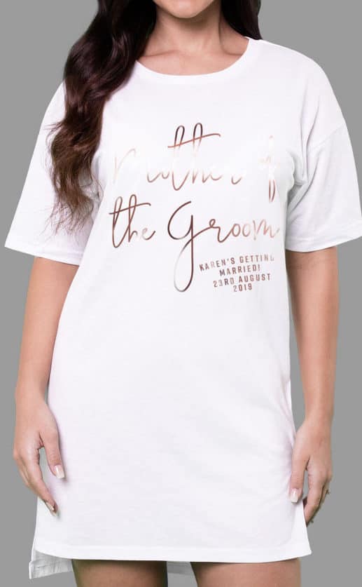 Mother of the Groom - Personalised Oversize Tee