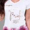 Team Bride - Personalised Check Pyjama Set