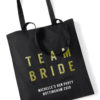 Team Bride Bold Glitter Hen Party Tote Bag