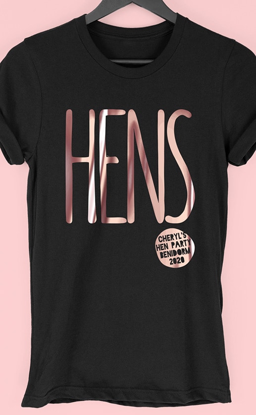 Hens - Personalised Hen Party T Shirt