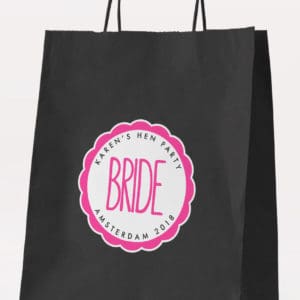 Bride Gift Bag - Personalised Hen Party Gift Bags
