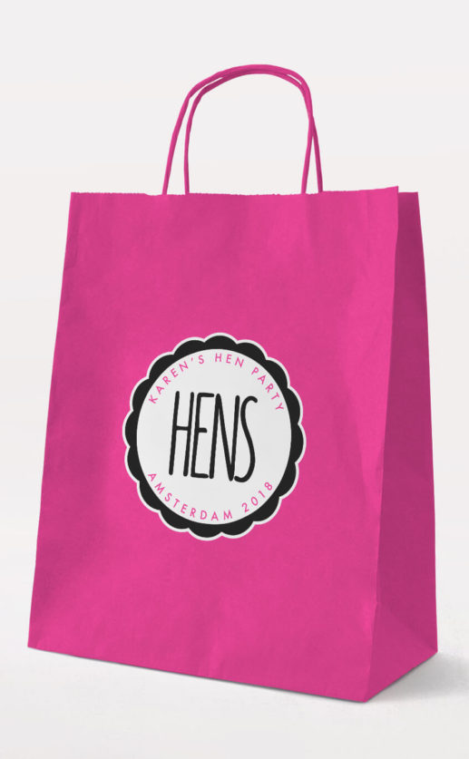 Hens Gift Bag - Personalised Hen Party Gift Bags