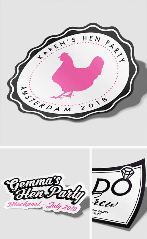 HEN PARTY STICKERS