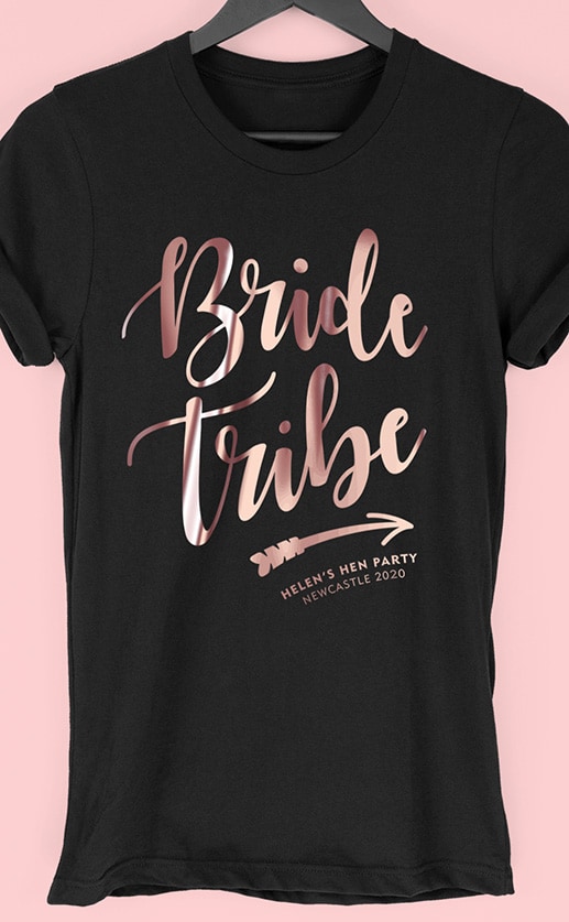 Bride Tribe 2 - Personalised Hen Party T Shirt