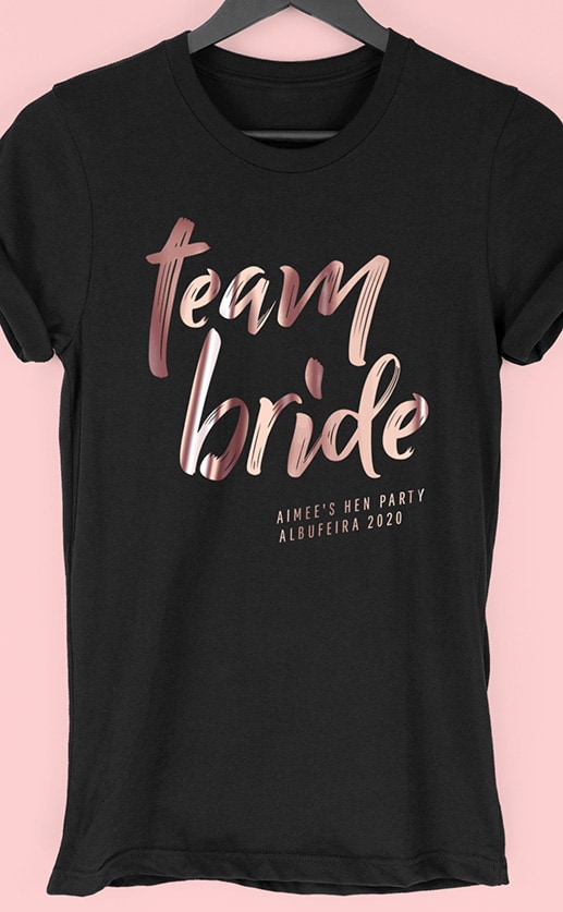 Team Bride 2 - Personalised Hen Party T Shirt
